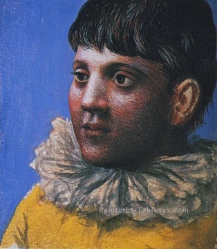 Portrait d adolescent en Pierrot 3 1922 Pablo Picasso Peinture à l'huile
